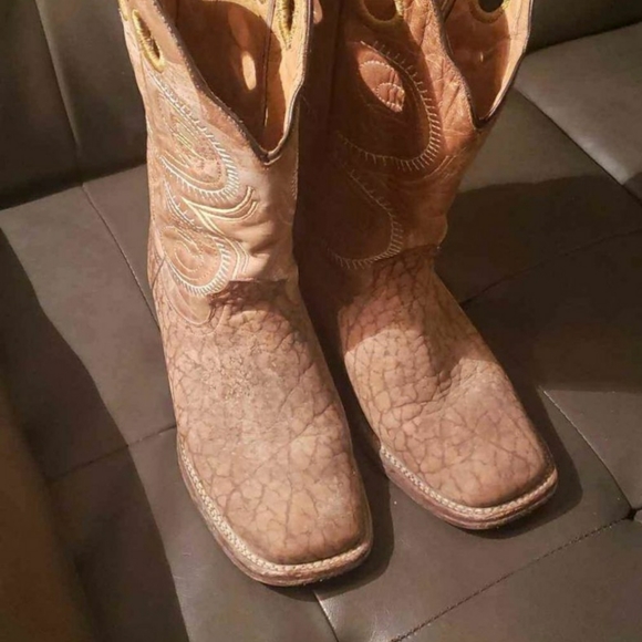 White Diamond Cowboy Boots Size 7 - Picture 3 of 5